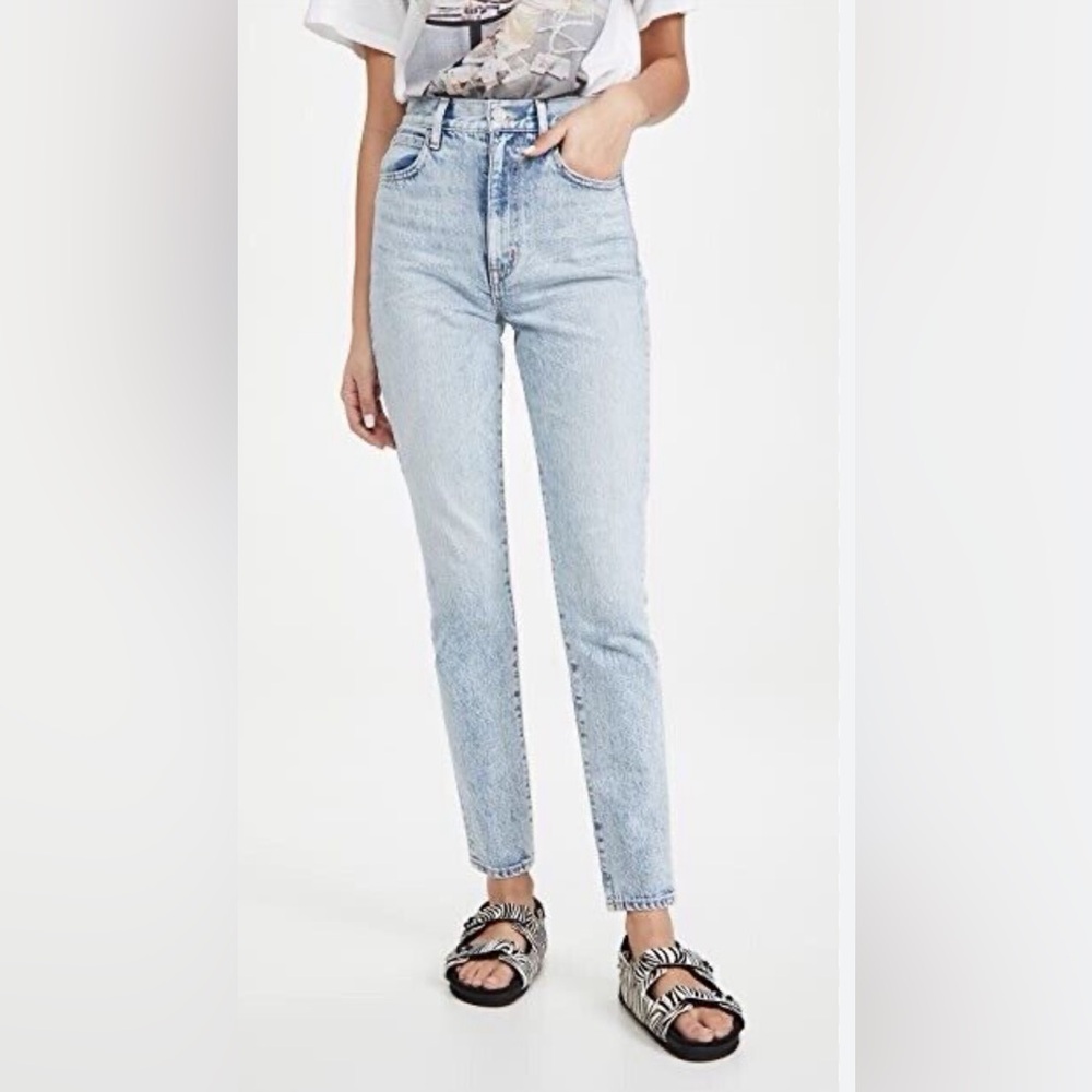 SLVRLAKE Light Blue High Rise Women Jeans